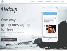 Tablet Screenshot of hedzup.net